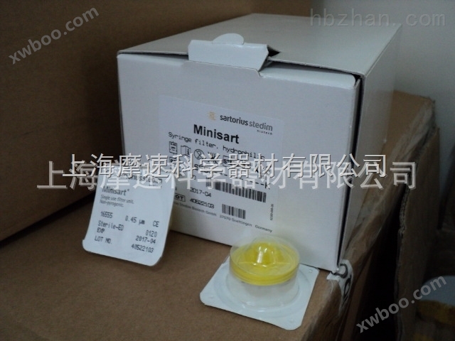 SARTORIUS Minisart醋酸纤维素针头滤器16555----------K