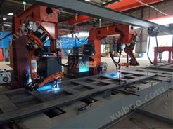 自卸车车厢板焊接机器人工作站