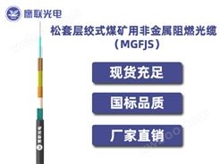 MGFJS-4芯，松套层绞式煤矿用非金属阻燃光缆，室外光缆价格