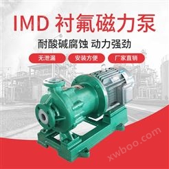 JN/江南 IMD65-50-145卧式化工泵 输送泵 氟塑料合金f46磁力泵