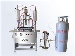 CJXH-1600A        三合一半自动气雾剂灌装机