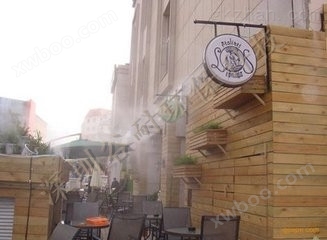 湖南休闲茶餐厅喷雾降温工程