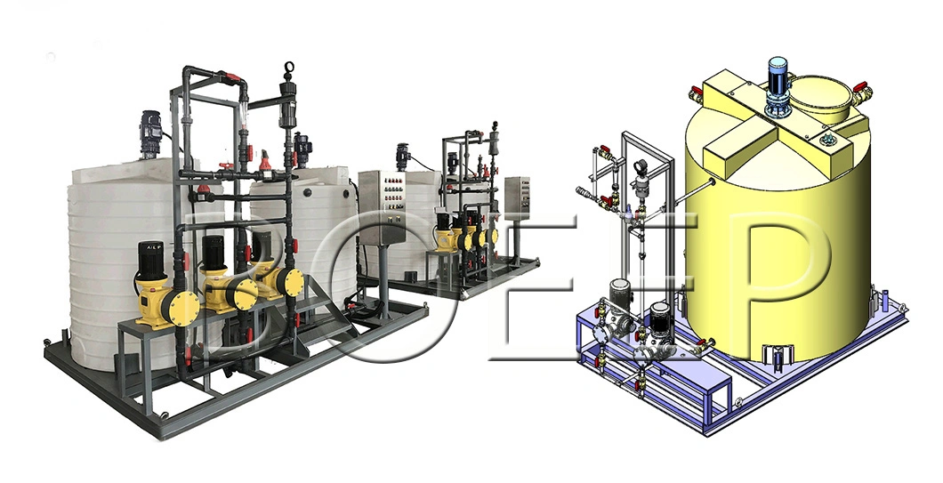 Skid Mounted Chemical Dosing System in Effluent Treatment Plant Process